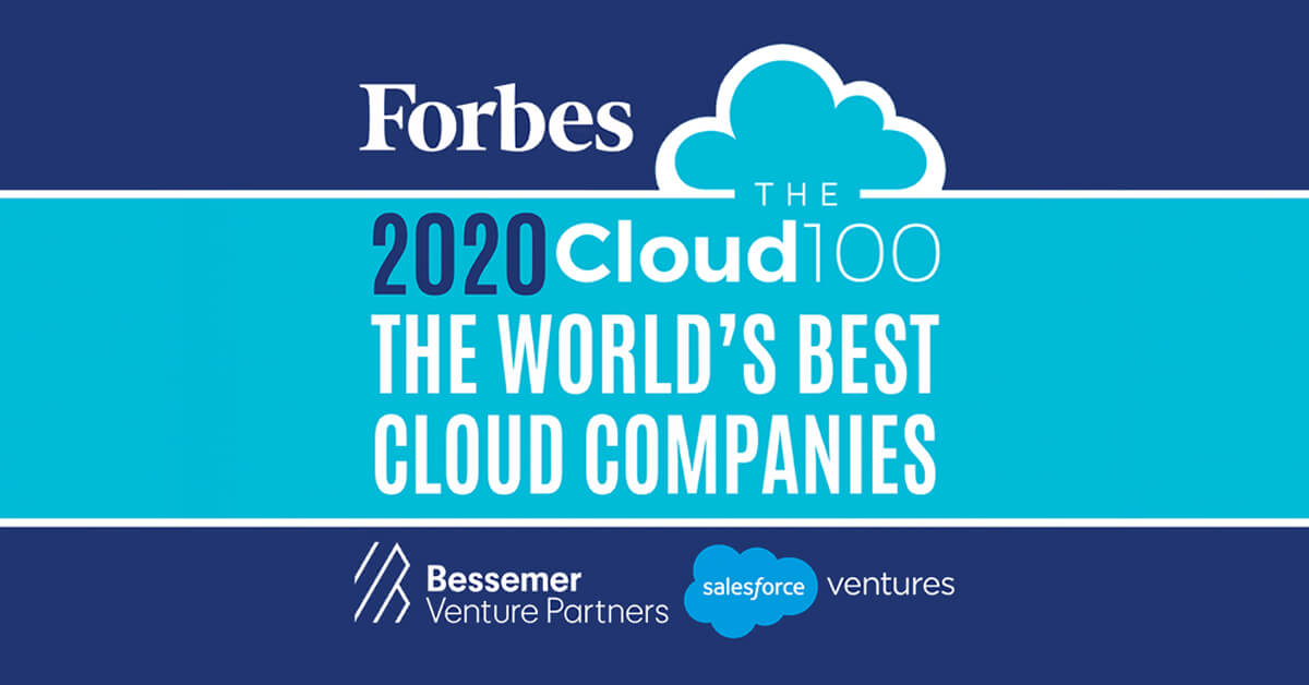 Forbes 2020 cloud 100 banner